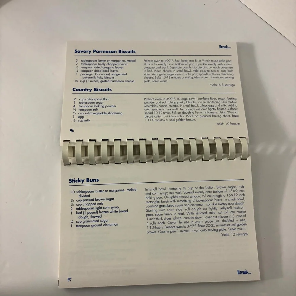 Pampered Chef Recipes from the Heart Cookbook 1997 Spiral Bound Recipe Book